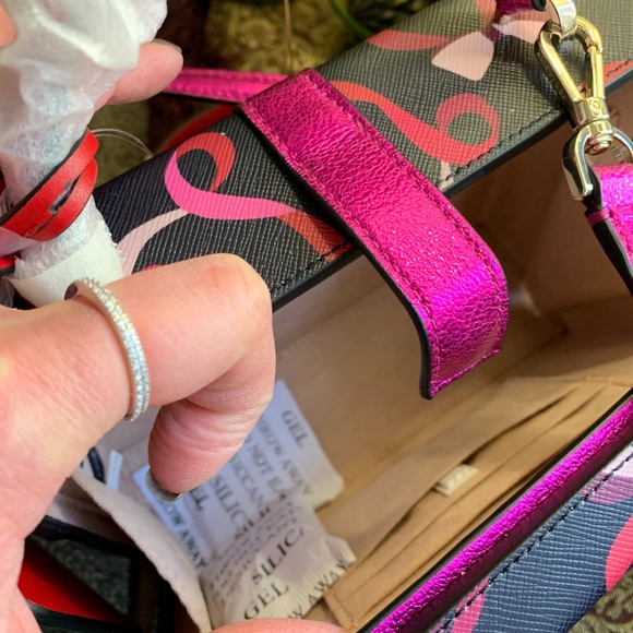 Authentic KATE SPADE Leather gift wrap Crosby/Satchel - Picture 8 of 13